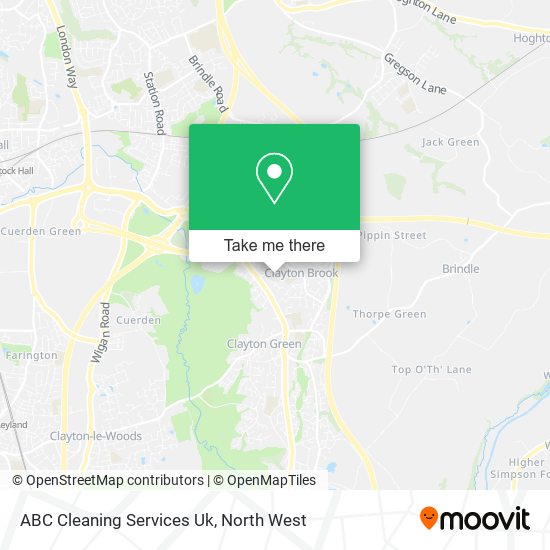 ABC Cleaning Services Uk map