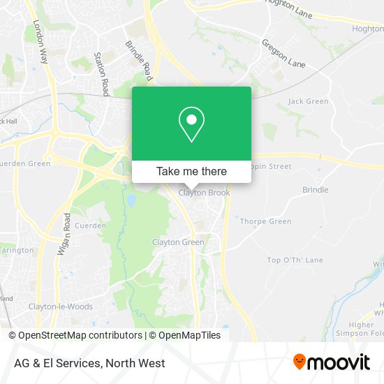 AG & El Services map