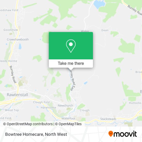 Bowtree Homecare map