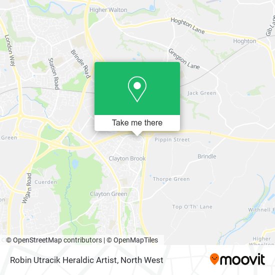 Robin Utracik Heraldic Artist map