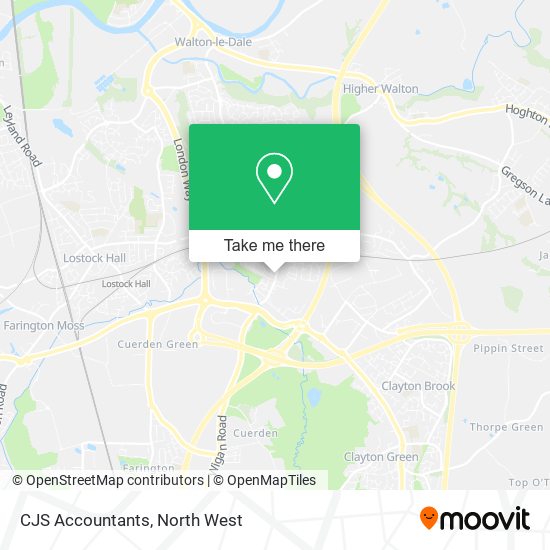 CJS Accountants map