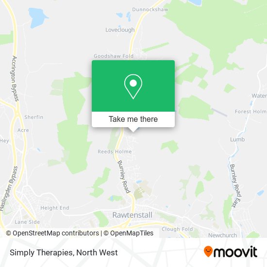 Simply Therapies map