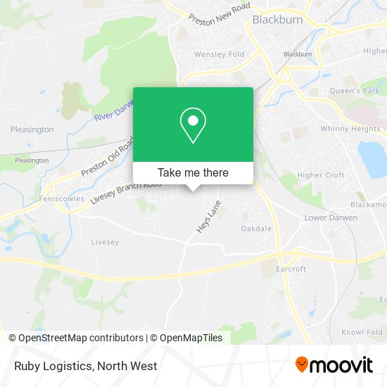 Ruby Logistics map