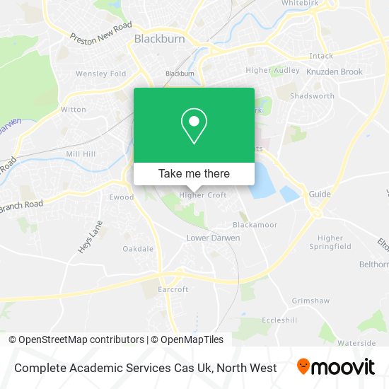 Complete Academic Services Cas Uk map