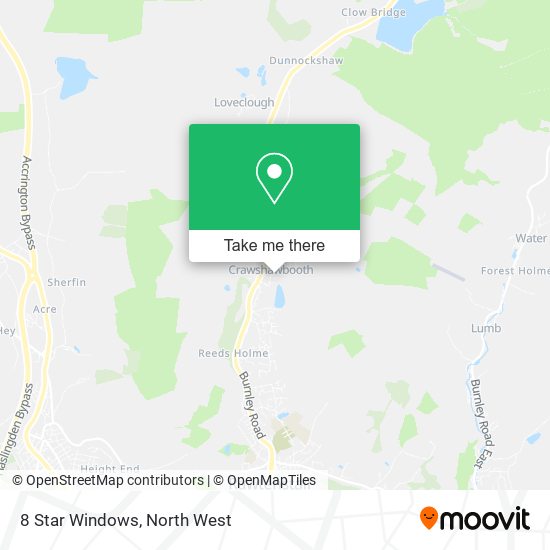 8 Star Windows map