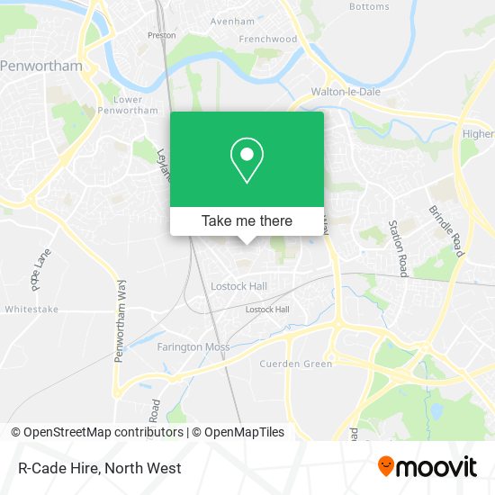 R-Cade Hire map
