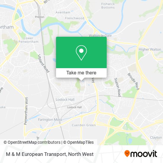 M & M European Transport map