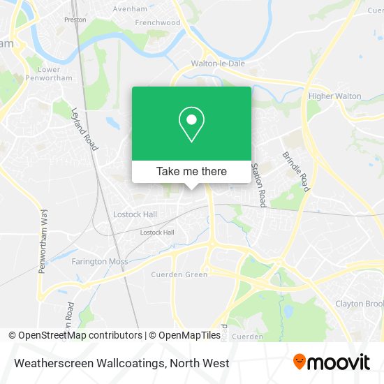 Weatherscreen Wallcoatings map