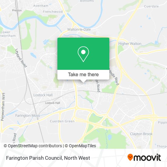 Farington Parish Council map