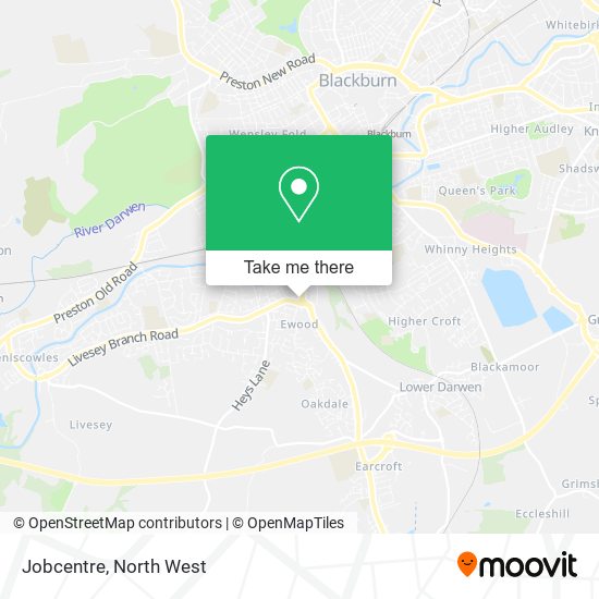 Jobcentre map