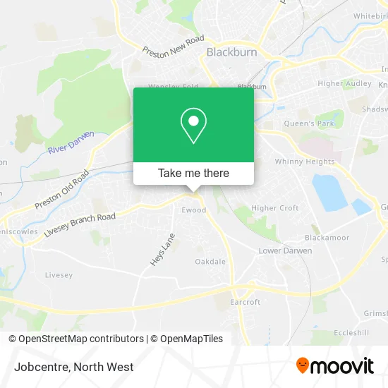 Jobcentre map
