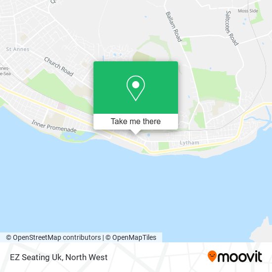 EZ Seating Uk map
