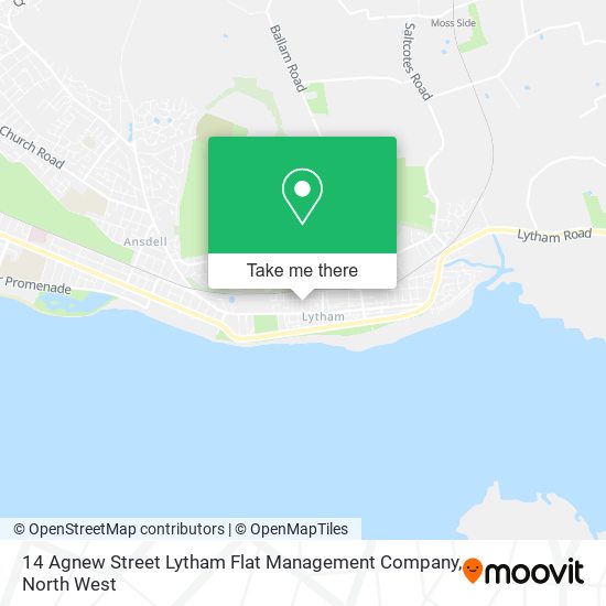 14 Agnew Street Lytham Flat Management Company map