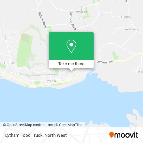Lytham Food Truck map