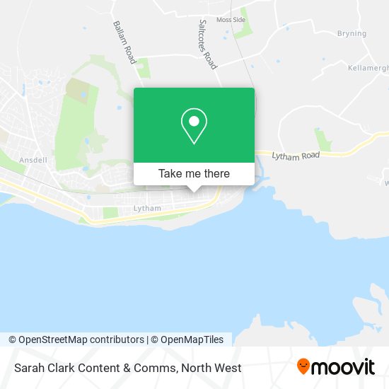 Sarah Clark Content & Comms map