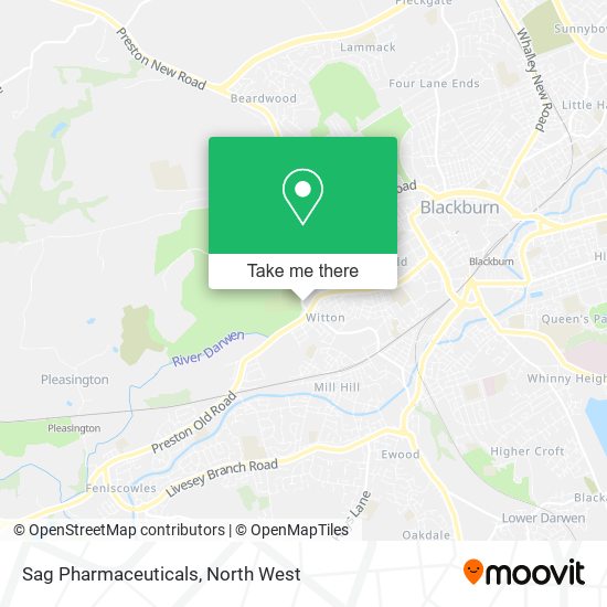 Sag Pharmaceuticals map