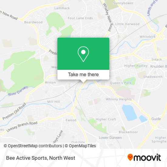 Bee Active Sports map