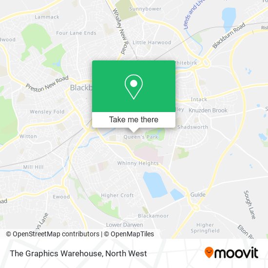 The Graphics Warehouse map