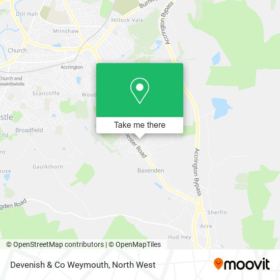 Devenish & Co Weymouth map