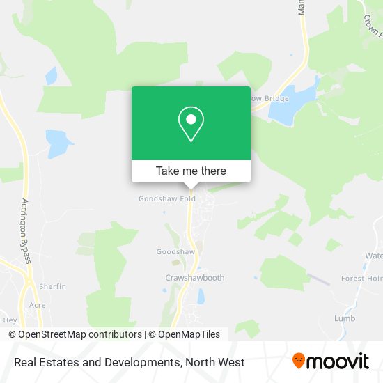 Real Estates and Developments map