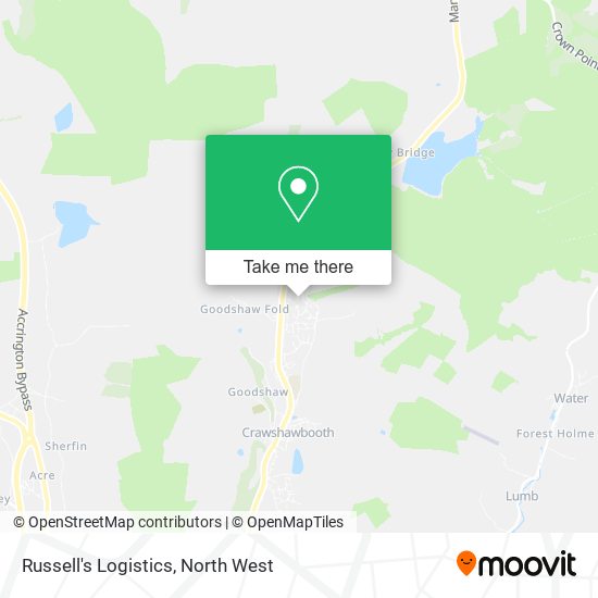 Russell's Logistics map
