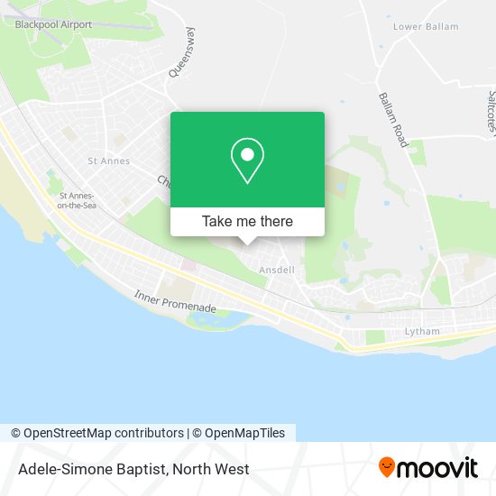 Adele-Simone Baptist map