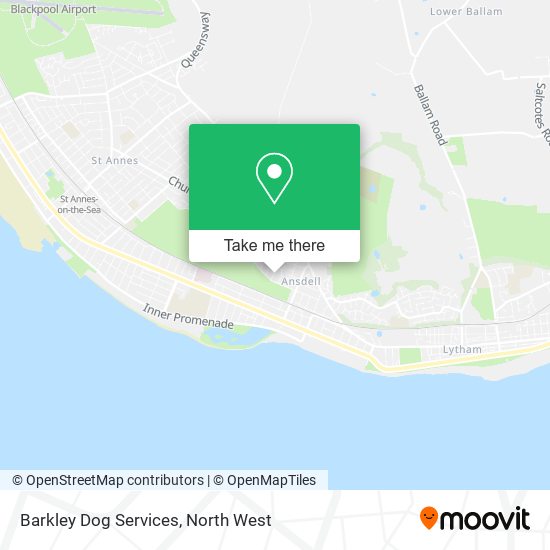 Barkley Dog Services map