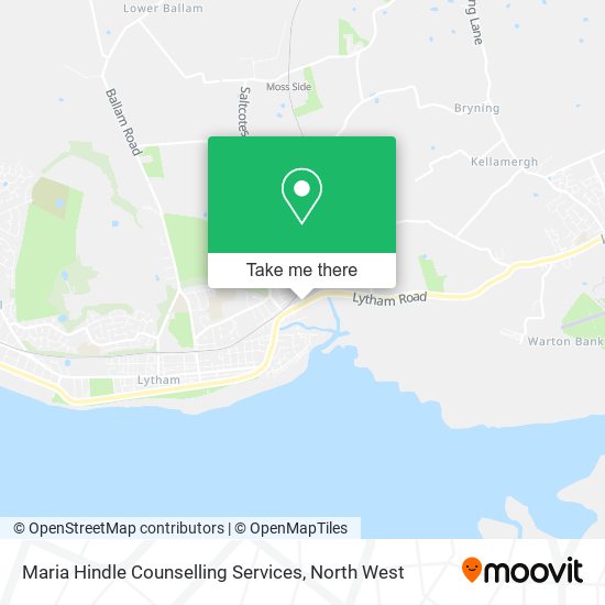 Maria Hindle Counselling Services map