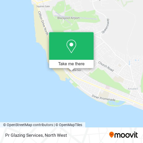 Pr Glazing Services map