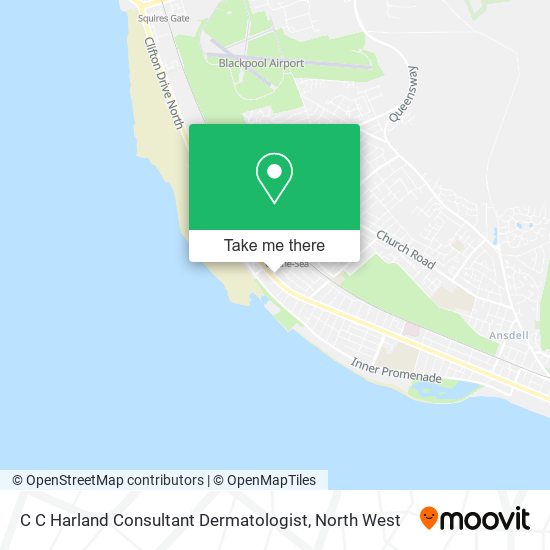 C C Harland Consultant Dermatologist map