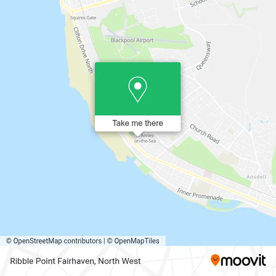 Ribble Point Fairhaven map