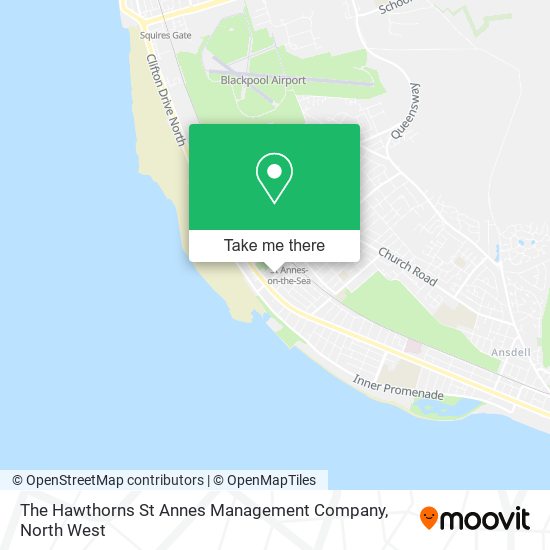 The Hawthorns St Annes Management Company map