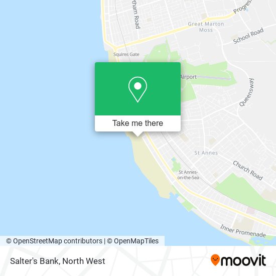 Salter's Bank map