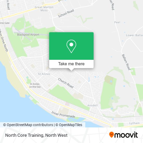 North Core Training map