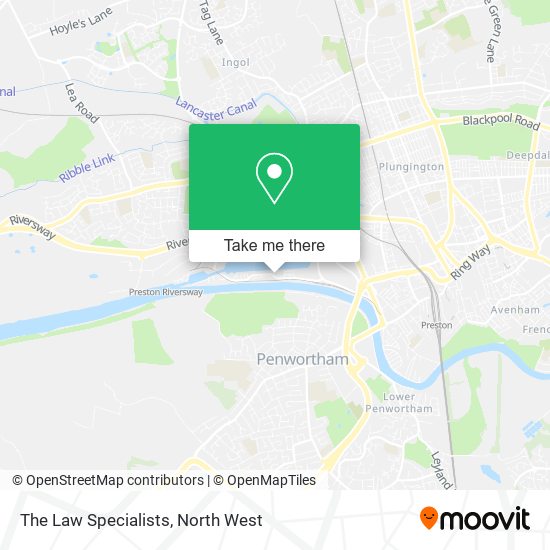 The Law Specialists map