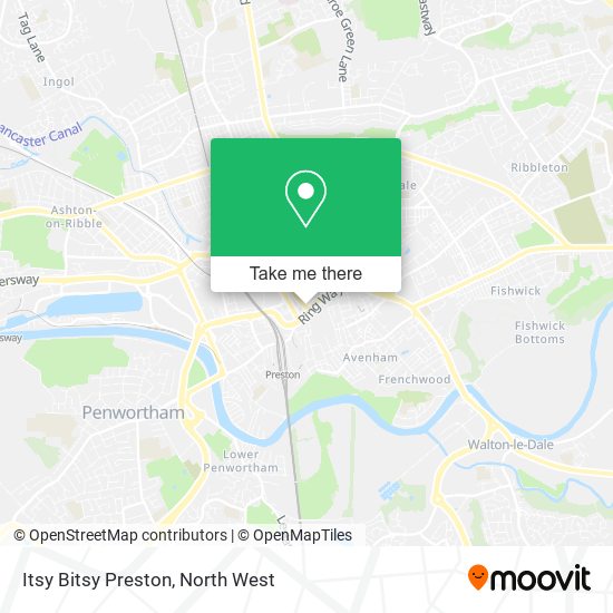 Itsy Bitsy Preston map