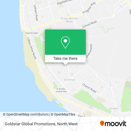 Goldstar Global Promotions map
