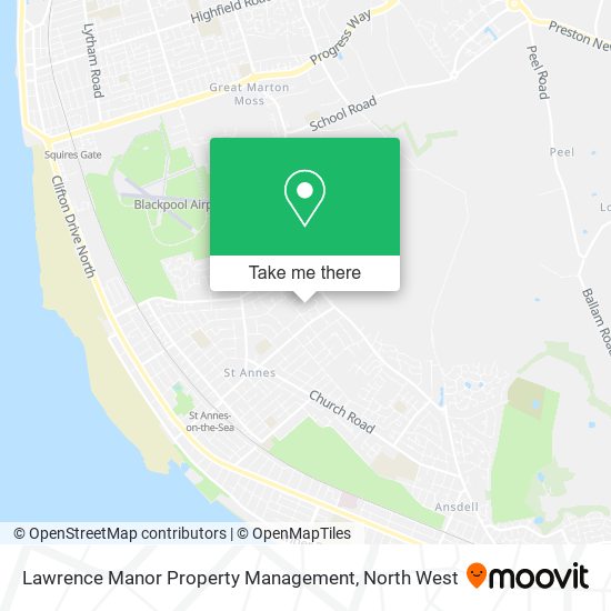 Lawrence Manor Property Management map