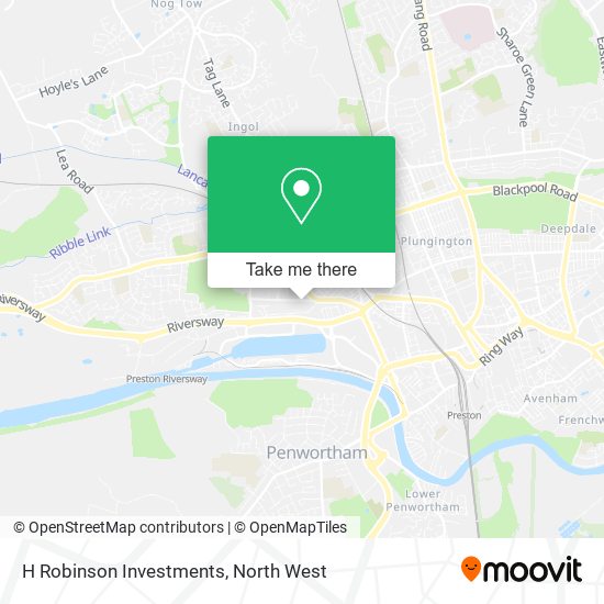 H Robinson Investments map