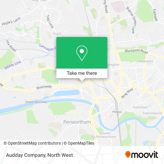 Audday Company map