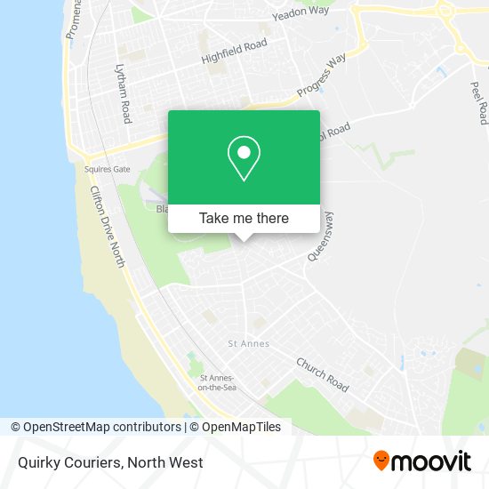 Quirky Couriers map