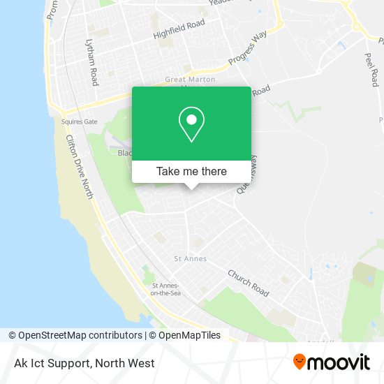 Ak Ict Support map