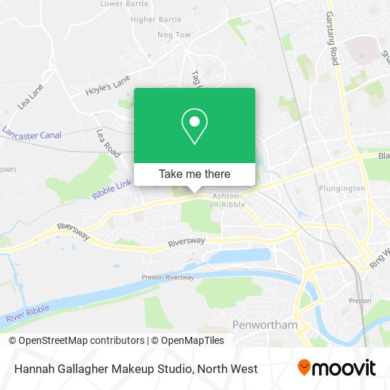 Hannah Gallagher Makeup Studio map