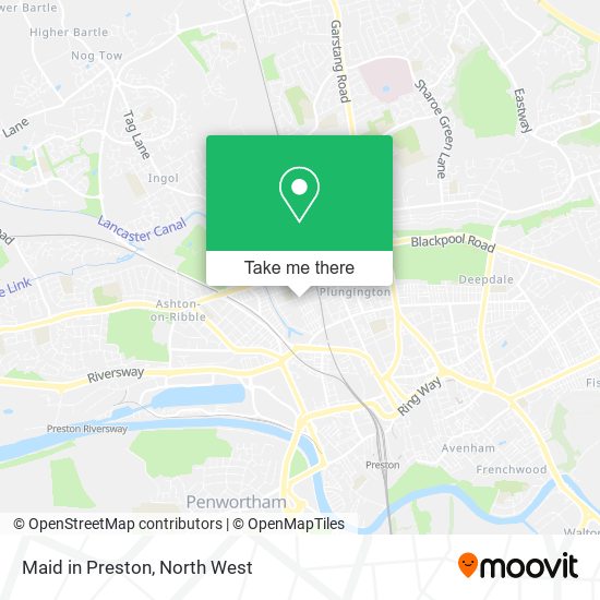 Maid in Preston map