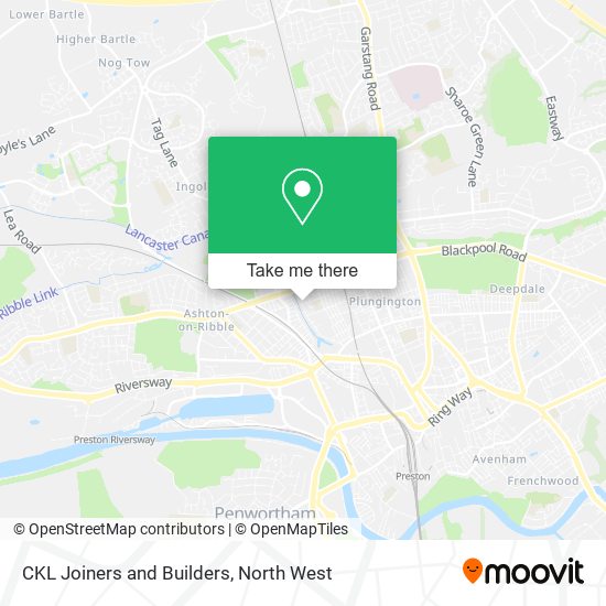 CKL Joiners and Builders map