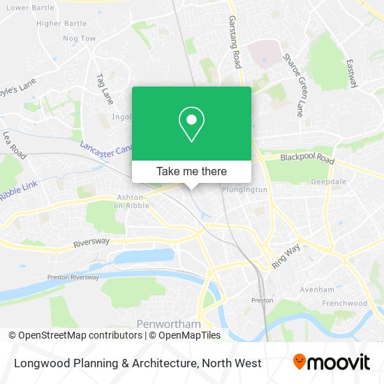 Longwood Planning & Architecture map