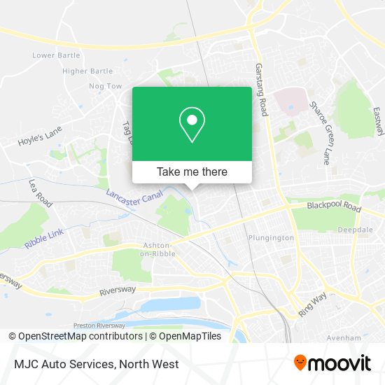 MJC Auto Services map