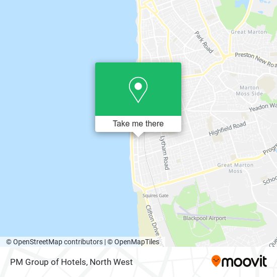 PM Group of Hotels map