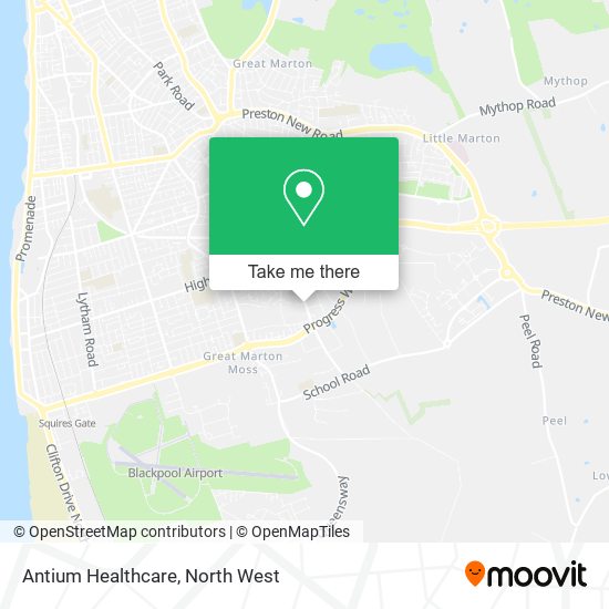 Antium Healthcare map