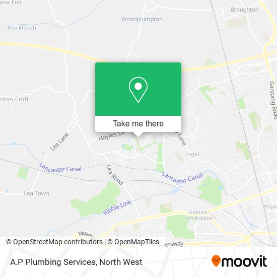 A.P Plumbing Services map
